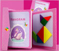 Livro Tangram Magnético Educativo - querobrinquedo