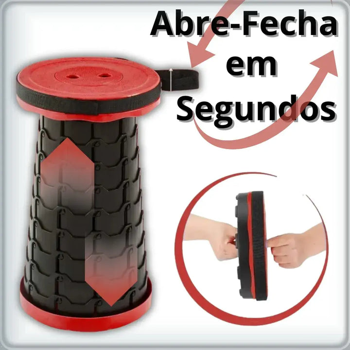 Sentaê – Acessório Indispensável em Momentos de "Sufoco" Dobrável e Portátil