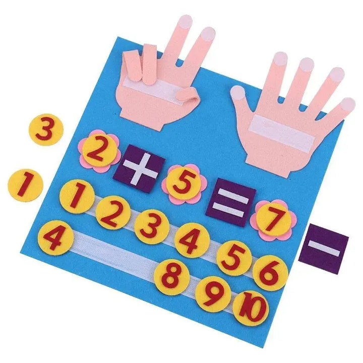 Brinquedo Matemático Educativo Infantil - Aprenda Números e Cores Brincando | +3 Anos