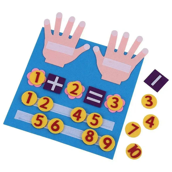 Brinquedo Matemático Educativo Infantil - Aprenda Números e Cores Brincando | +3 Anos