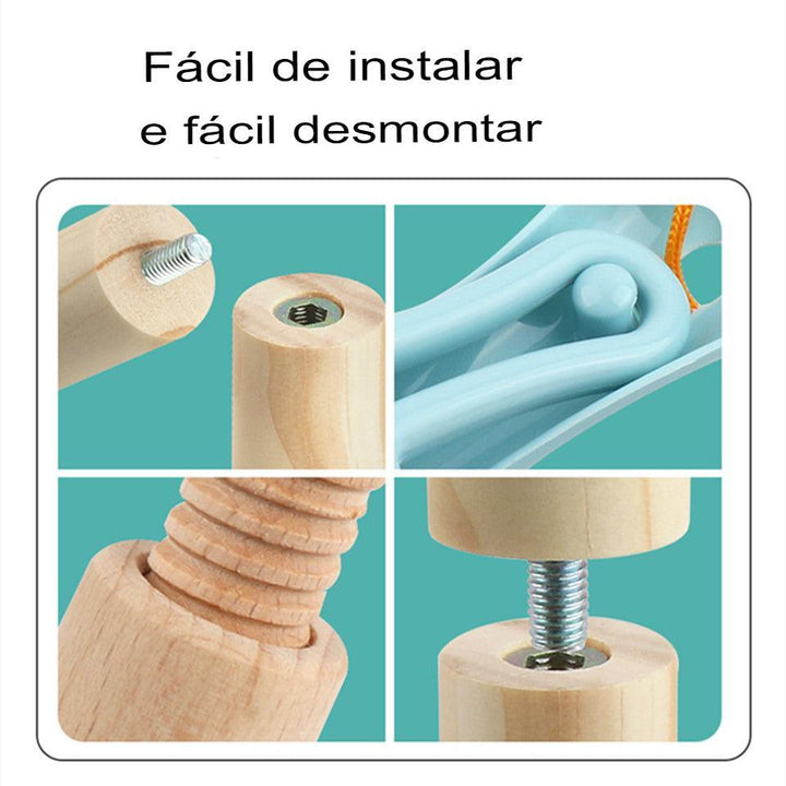 Kit Limpeza do Pequeno Ajudante- Montessori - querobrinquedo