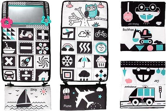 Livro Sensorial Espelho de Alto Contraste - querobrinquedo