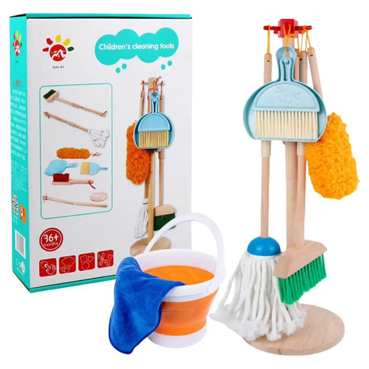 Brinquedo Kit de Limpeza Infantil Montessori – Desenvolva a Autonomia Brincando
