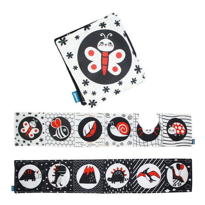 Livro Sensorial Intenso Contraste- Montessori - querobrinquedo