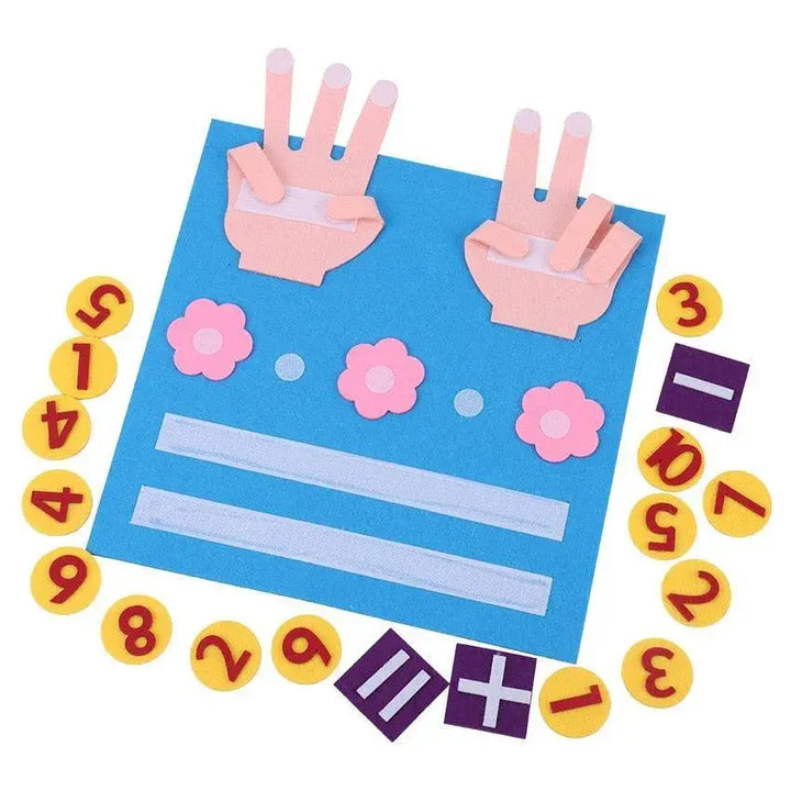 Brinquedo Matemático Educativo Infantil - Aprenda Números e Cores Brincando | +3 Anos