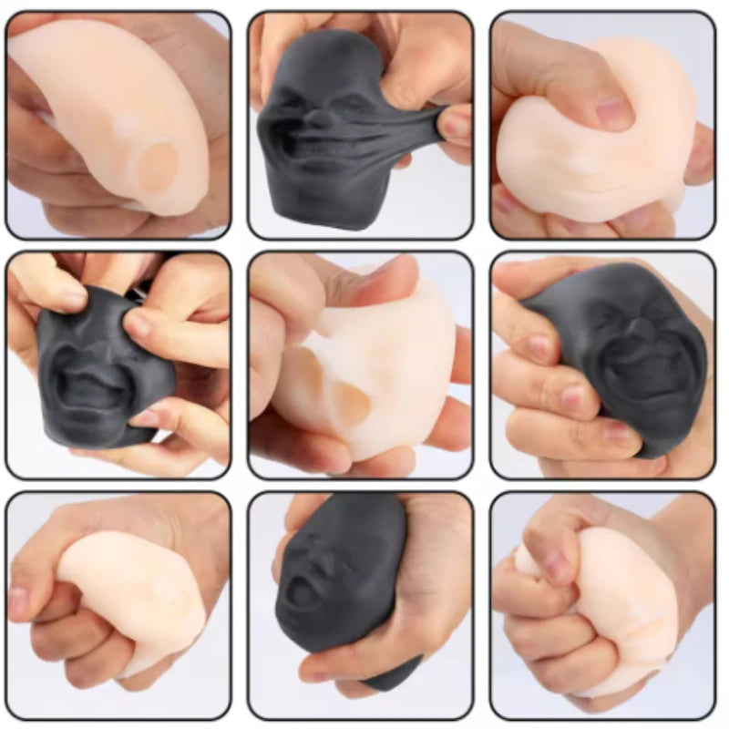 Cabeça De OvO - Boneco Anti Stress -  "Estranho" mas muito útil para aliviar o estresse do dia a dia..