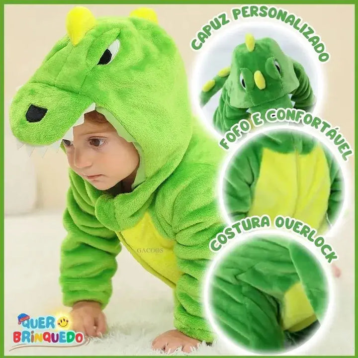 Macacão Infantil de Inverno Quentinho e Personalizado
