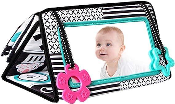 Livro Sensorial Espelho de Alto Contraste - querobrinquedo